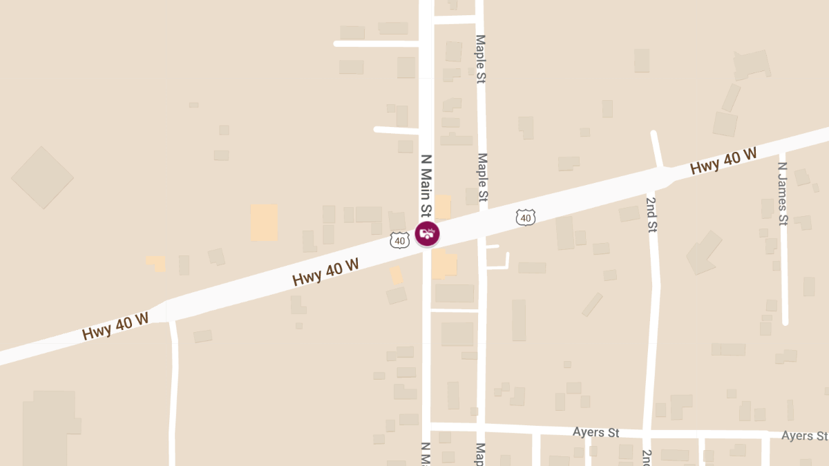 Accident with Injuries at Casey’s on US-40