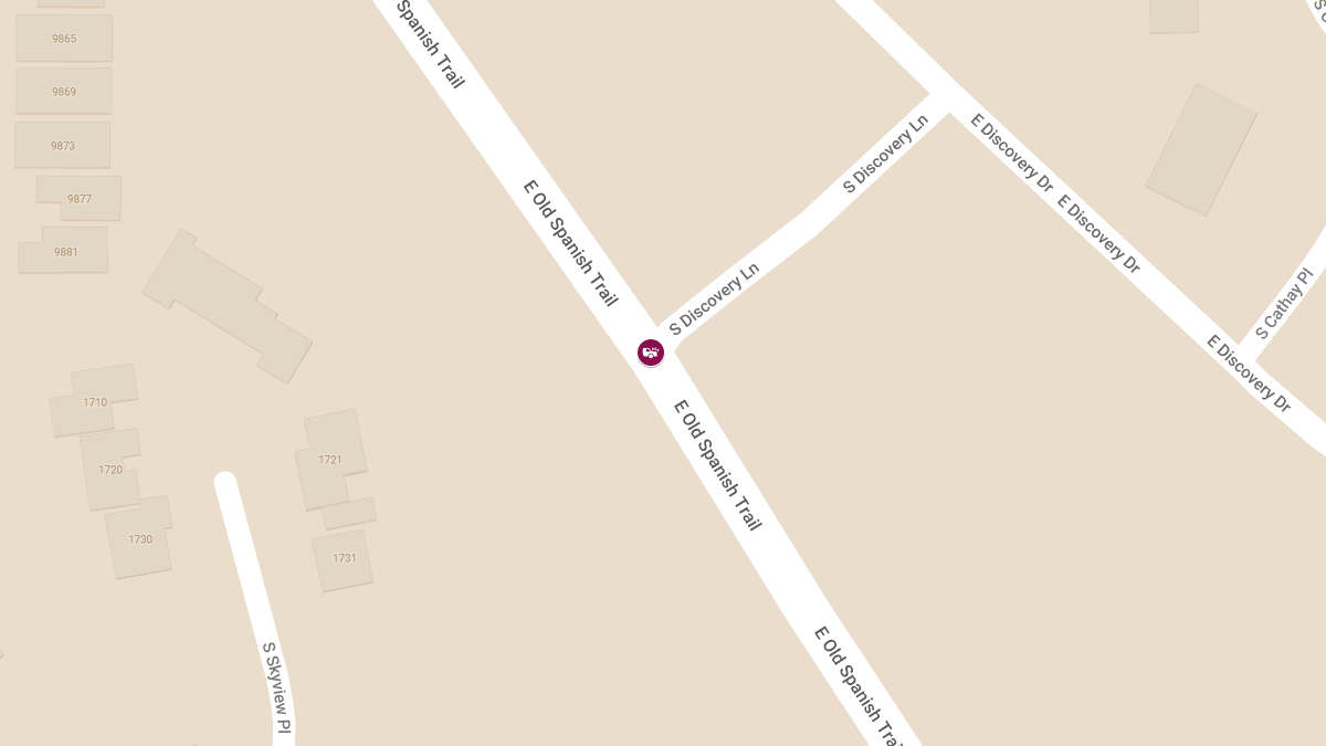 Accident with Injuries at E Old Spanish Tr & S Discovery Ln