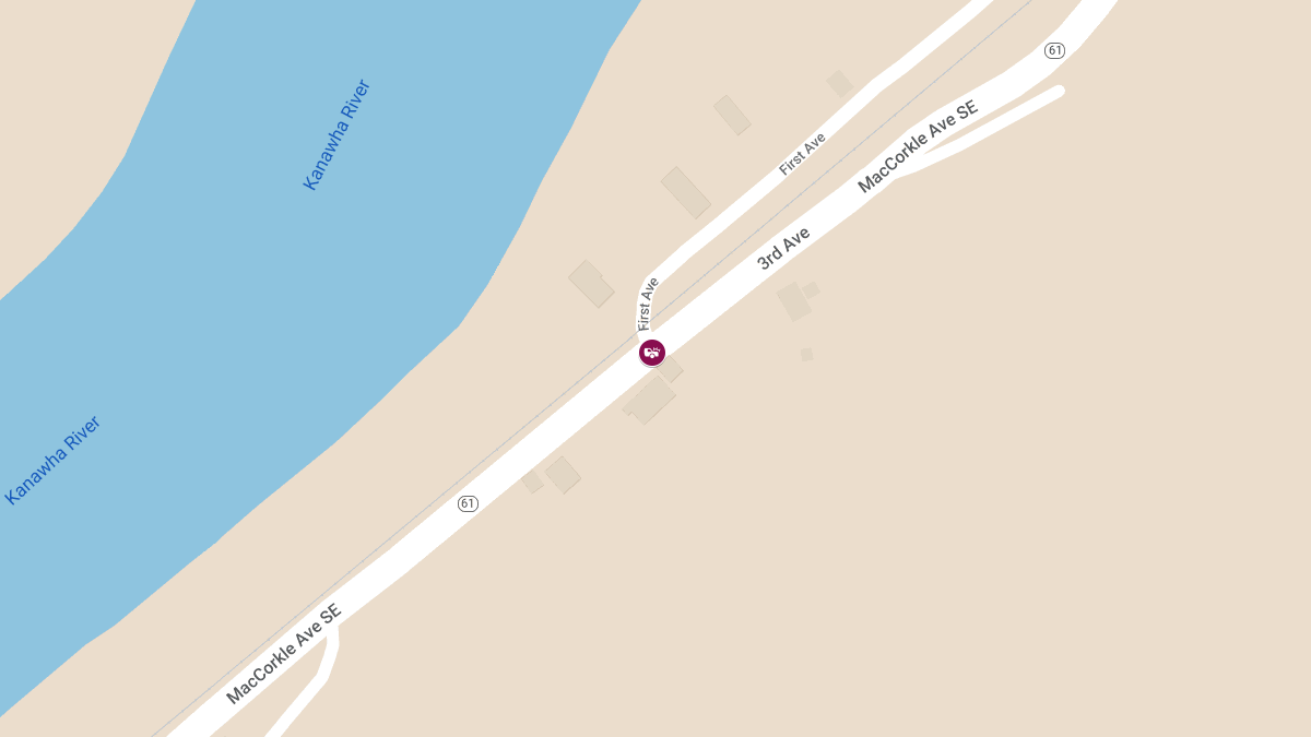 Accident with Injuries at First Ave & MacCorkle Ave SE