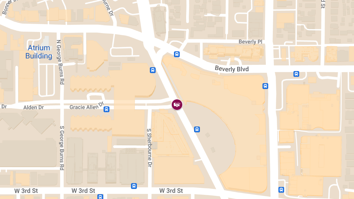 Accident with Injuries at Gracie Allen Dr & S San Vicente Blvd
