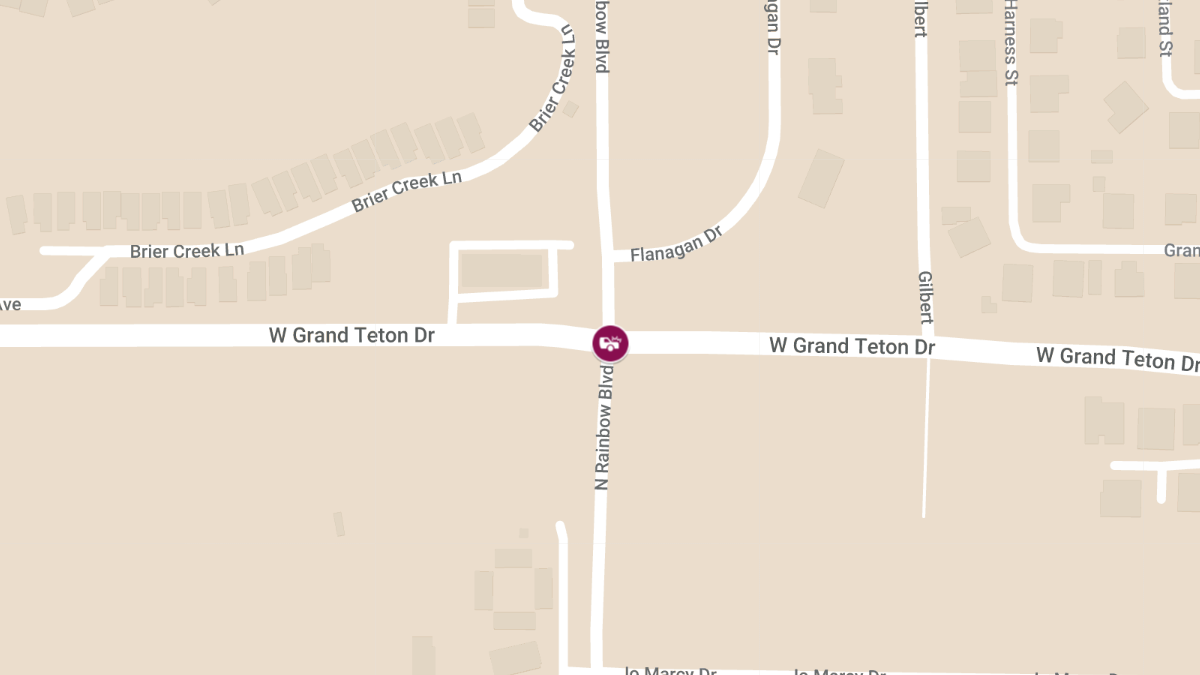 Accident with Injuries at Grand Teton Dr and N Rainbow Blvd