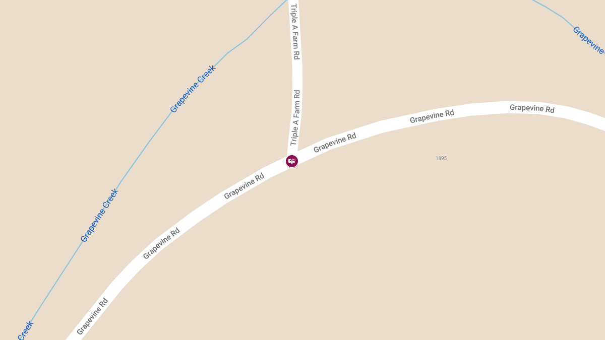 Accident with Injuries at Grapevine Rd & Triple A Farm Rd