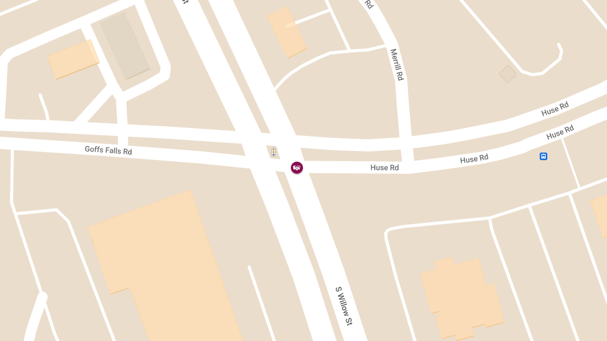 Accident with Injuries at Huse Rd and S. Willow St