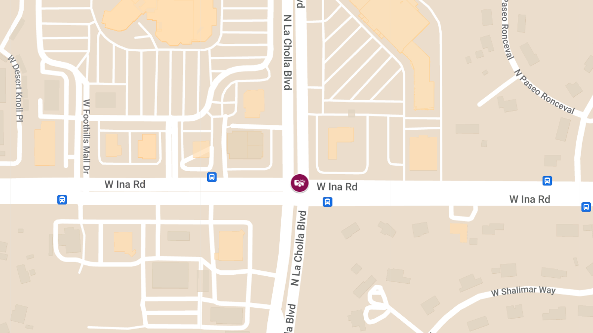 Accident with Injuries at Ina Rd and La Cholla Blvd
