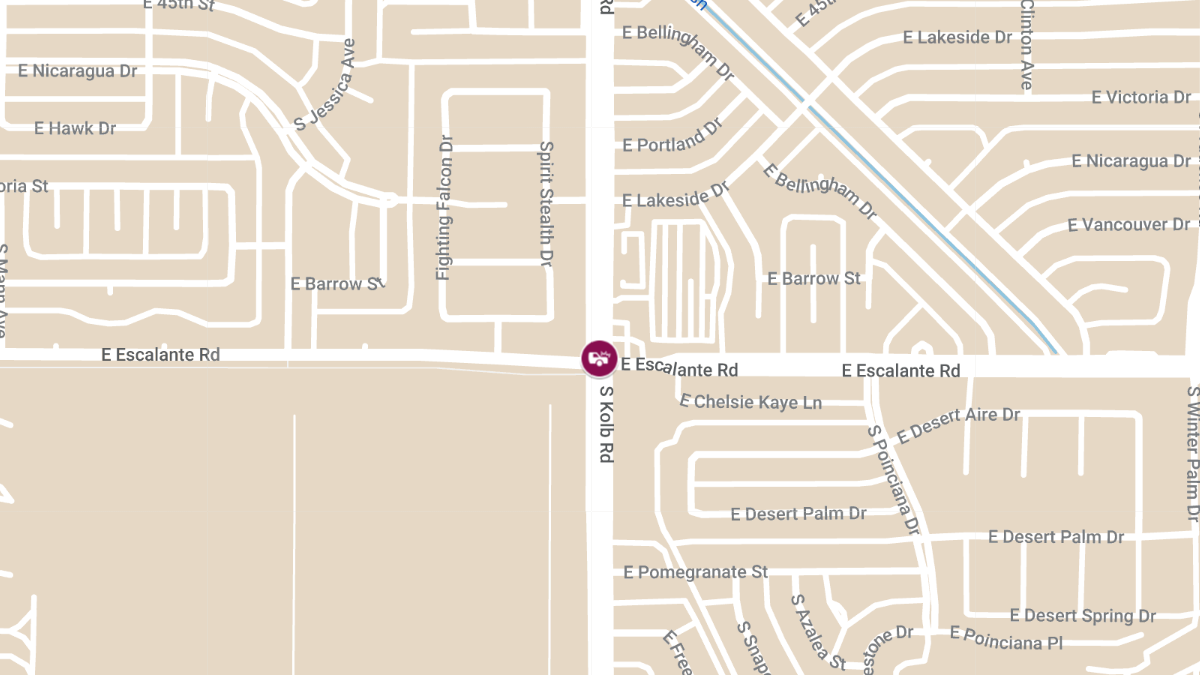 Accident with Injuries at Kolb Rd and Escalante Rd