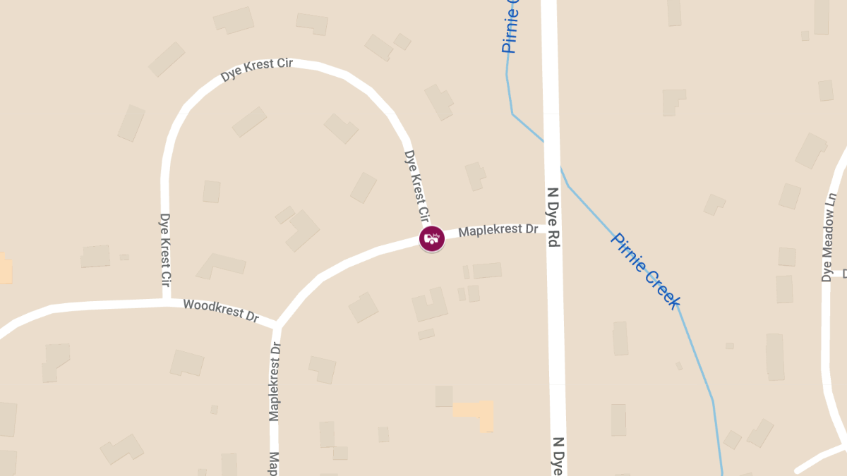 Accident with Injuries at Maple Krest Dr & Dye Krest Cir