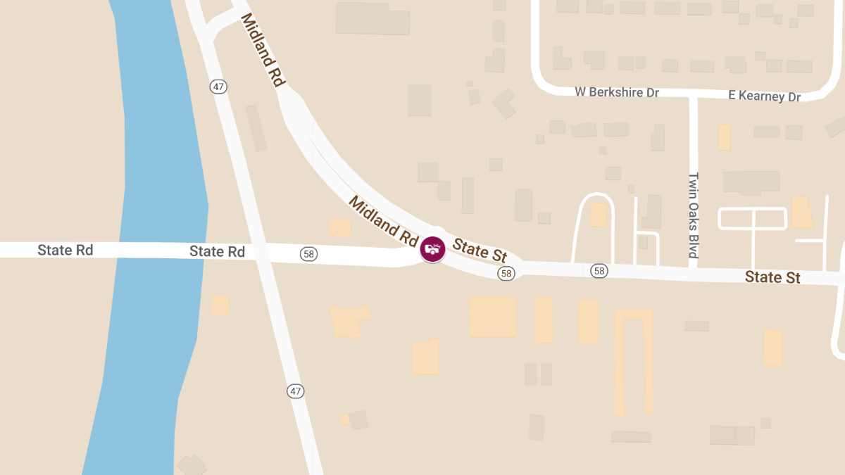 Accident with Injuries at Midland Rd & State St