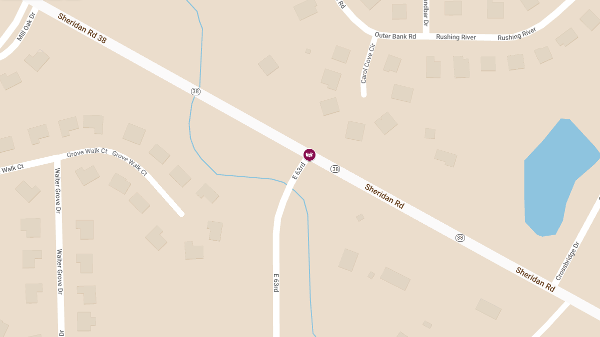 Accident with Injuries at Mill Creek Rd and Sheridan Rd