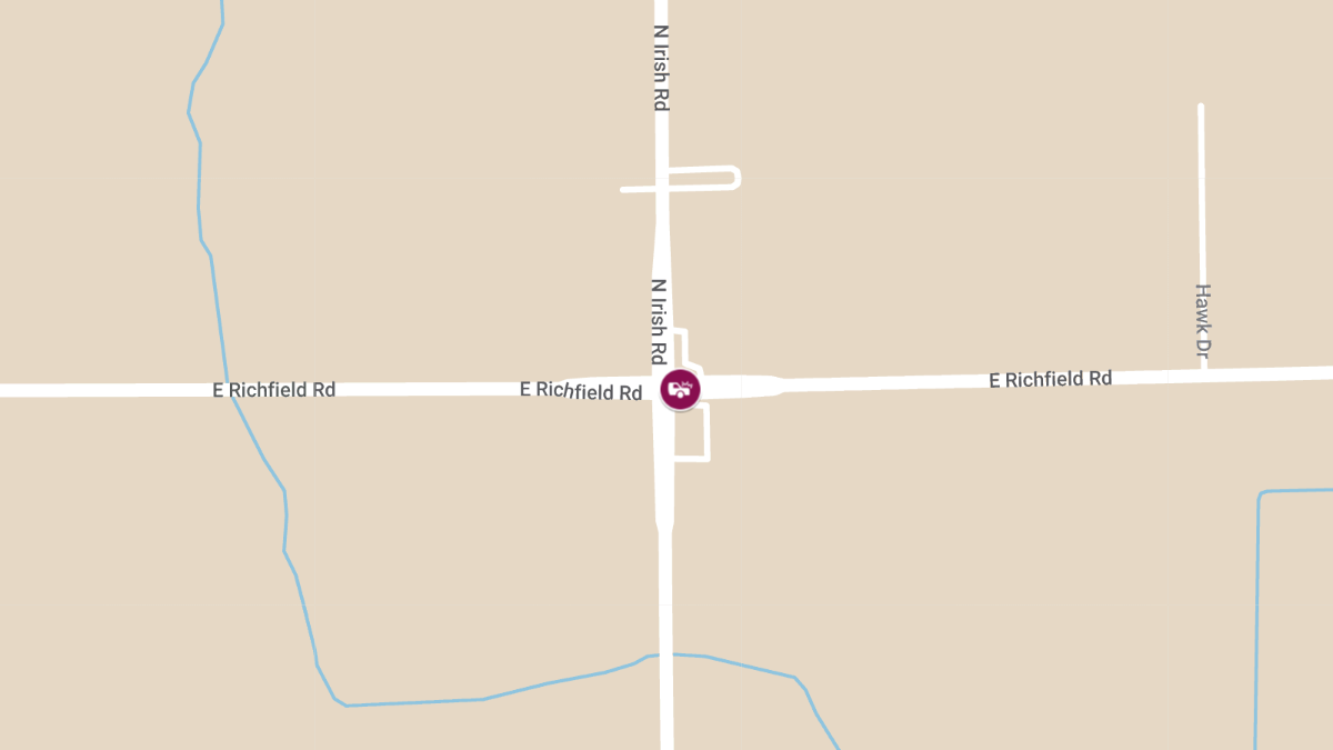 Accident with Injuries at N Irish Rd & Richfield Rd