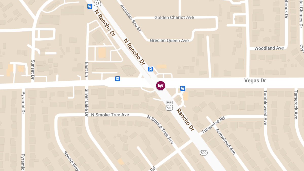 Accident with Injuries at N Rancho Dr & Vegas Dr