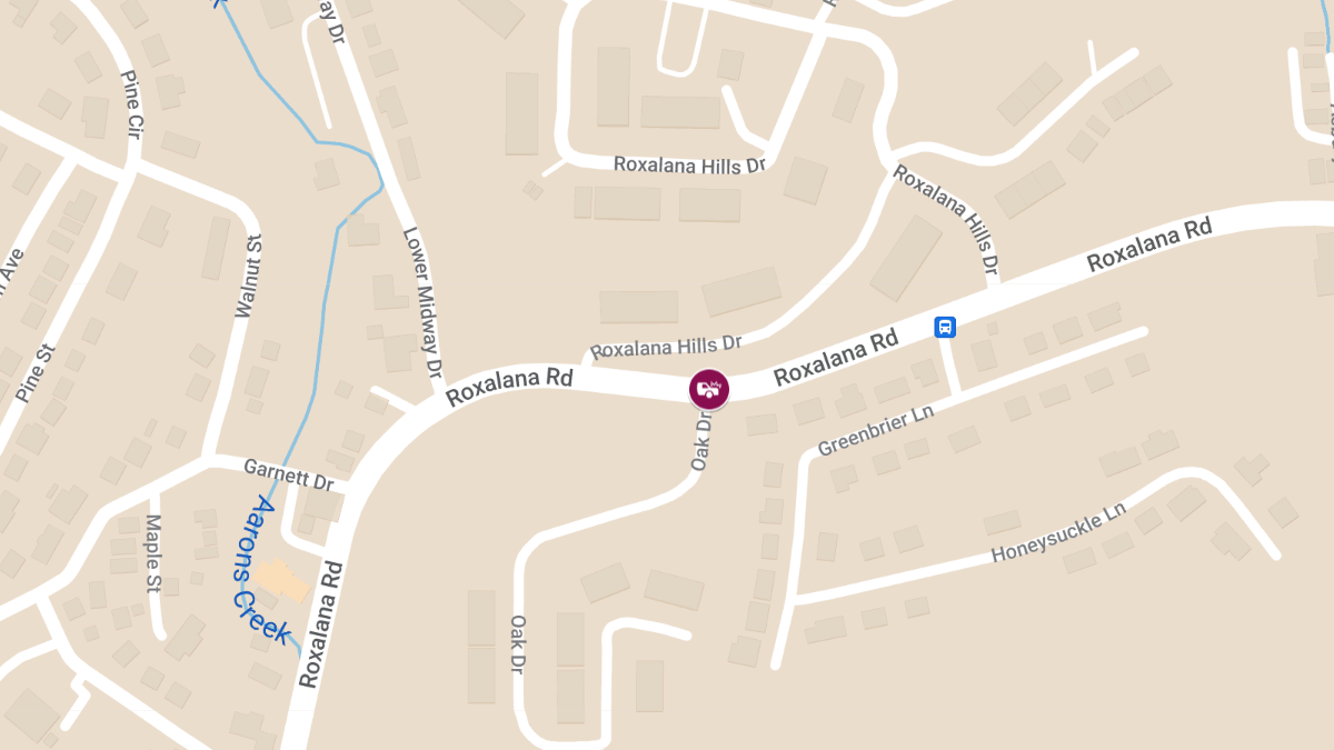 Accident with Injuries at Oak Dr & Roxalana Rd
