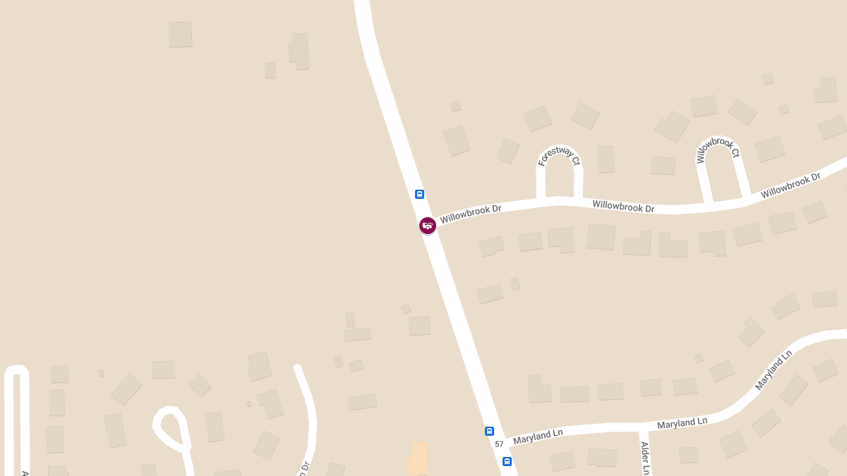 Accident with Injuries at Oswego Rd and Willowbrook Dr