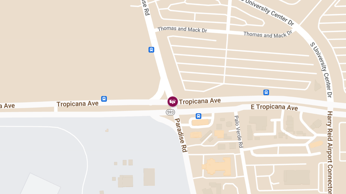 Accident with Injuries at Paradise Rd & E Tropicana Ave