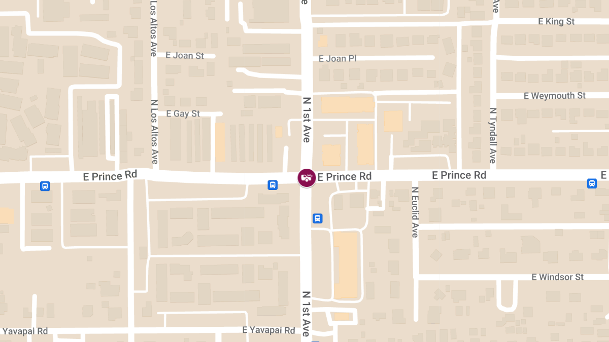 Accident with Injuries at Prince Rd & N 1st Ave