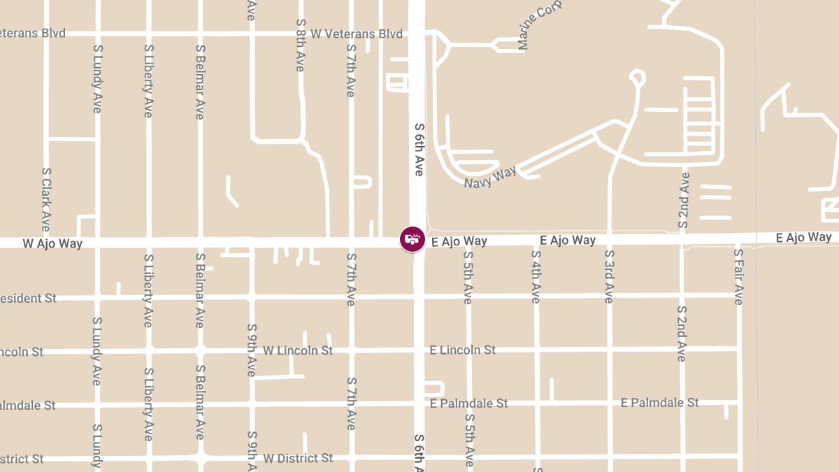 Accident with Injuries at S 6th Ave & E Ajo Way