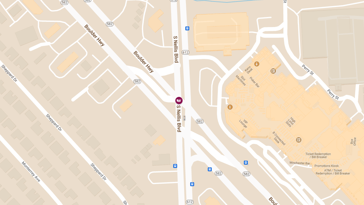 Accident with Injuries at S Nellis Blvd & Boulder Hwy