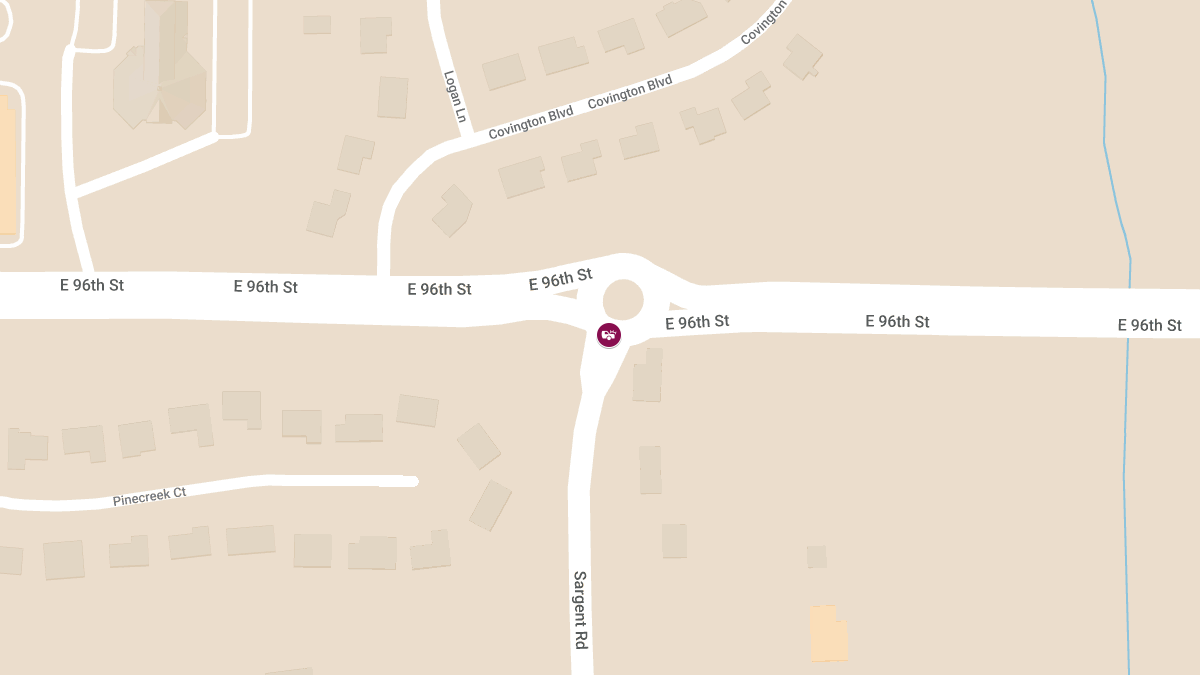 Accident with Injuries at Sargent Rd & E 96th St