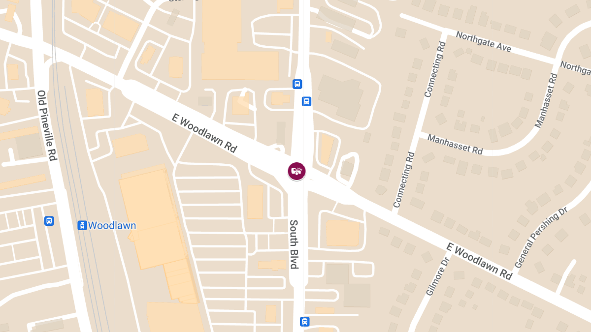 Accident with Injuries at South Blvd & E Woodlawn Rd