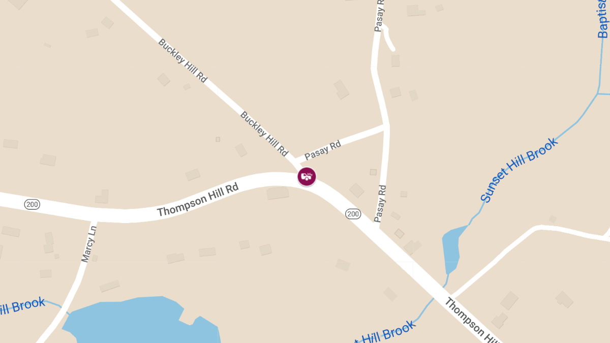 Accident with Injuries at Thompson Hill Rd and Buckley Hill Rd