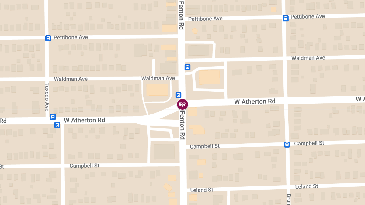 Accident with Injuries at W Atherton Rd & Fenton Rd