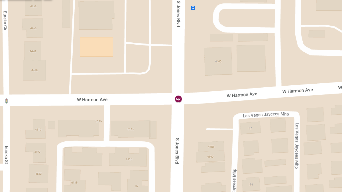 Accident with Injuries at W Harmon Ave & S Jones Blvd