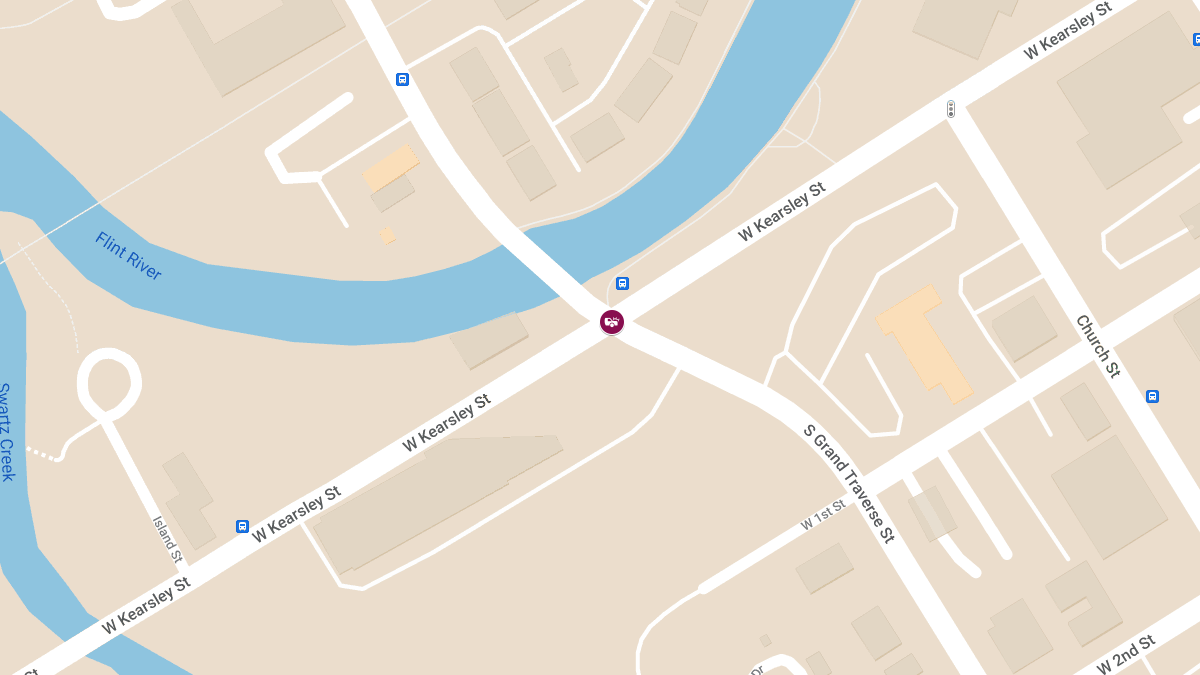 Accident with Injuries at W Kearsley St & S Grand Traverse St