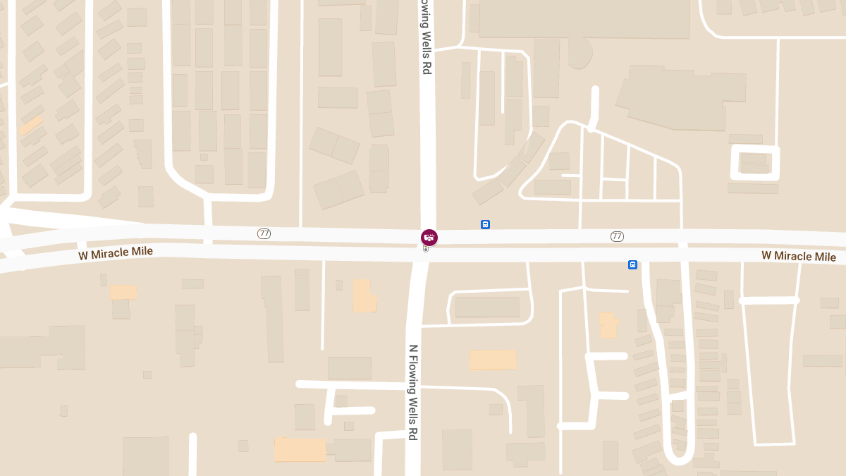 Accident with Injuries at W Miracle Mile & N Flowing Wells Rd