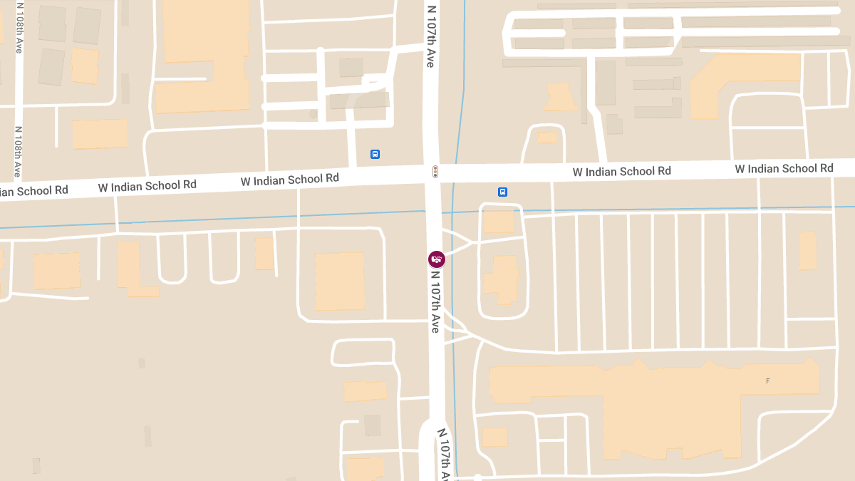 Accident with Injuries on 107th Ave South of Indian School Rd