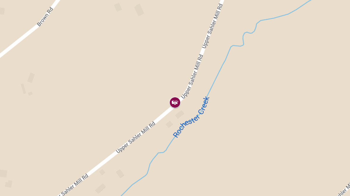 Accident with Injuries on 412 Upper Sahler Mill Rd