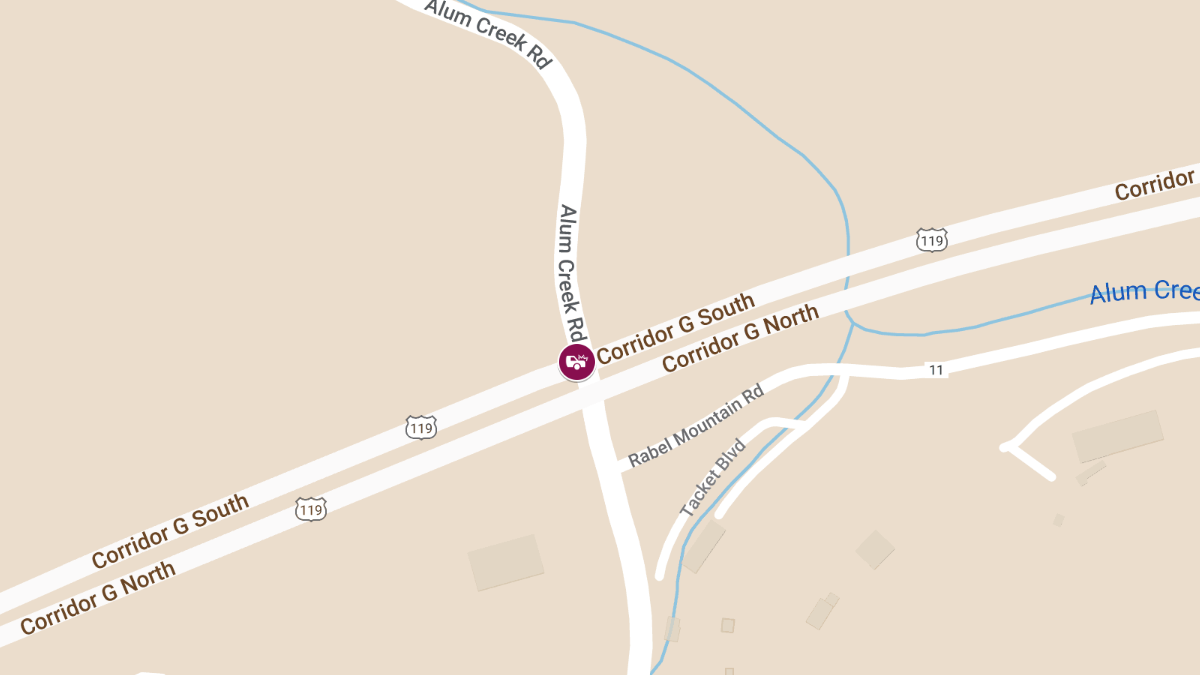 Accident with Injuries on Corridor G N at Brounland Rd