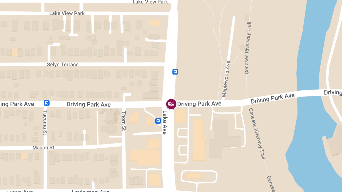 Accident with Injuries on Driving Park Ave at Lake Ave