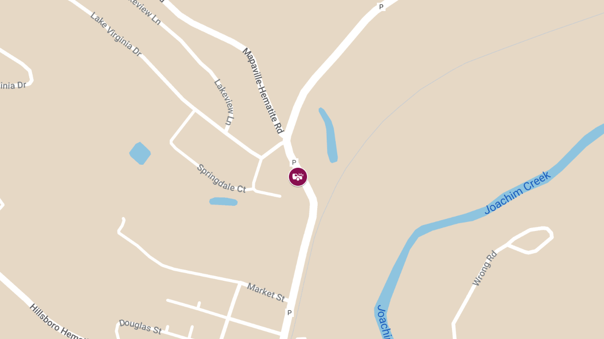 Accident with Injuries on Highway P North of Mapaville Hematite Rd