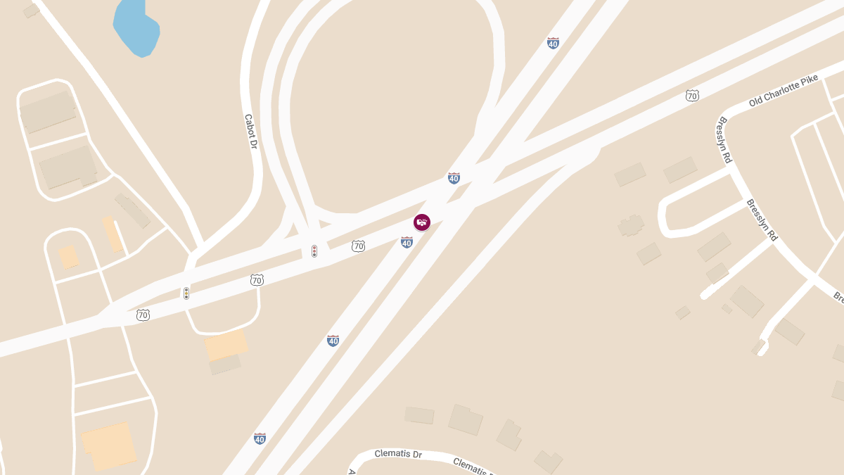 Vehicle Accident with Injuries on I-40 E at MM 198 Near Highway 70 and OHB