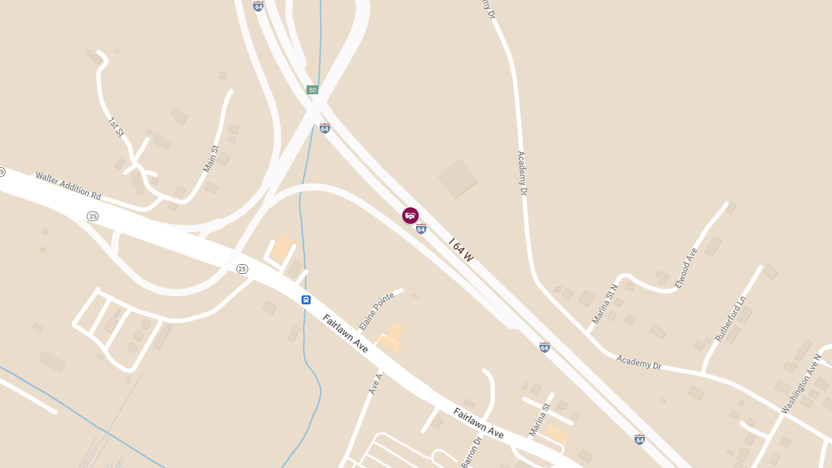 Accident with Injuries on I-64 E at Institute Exit