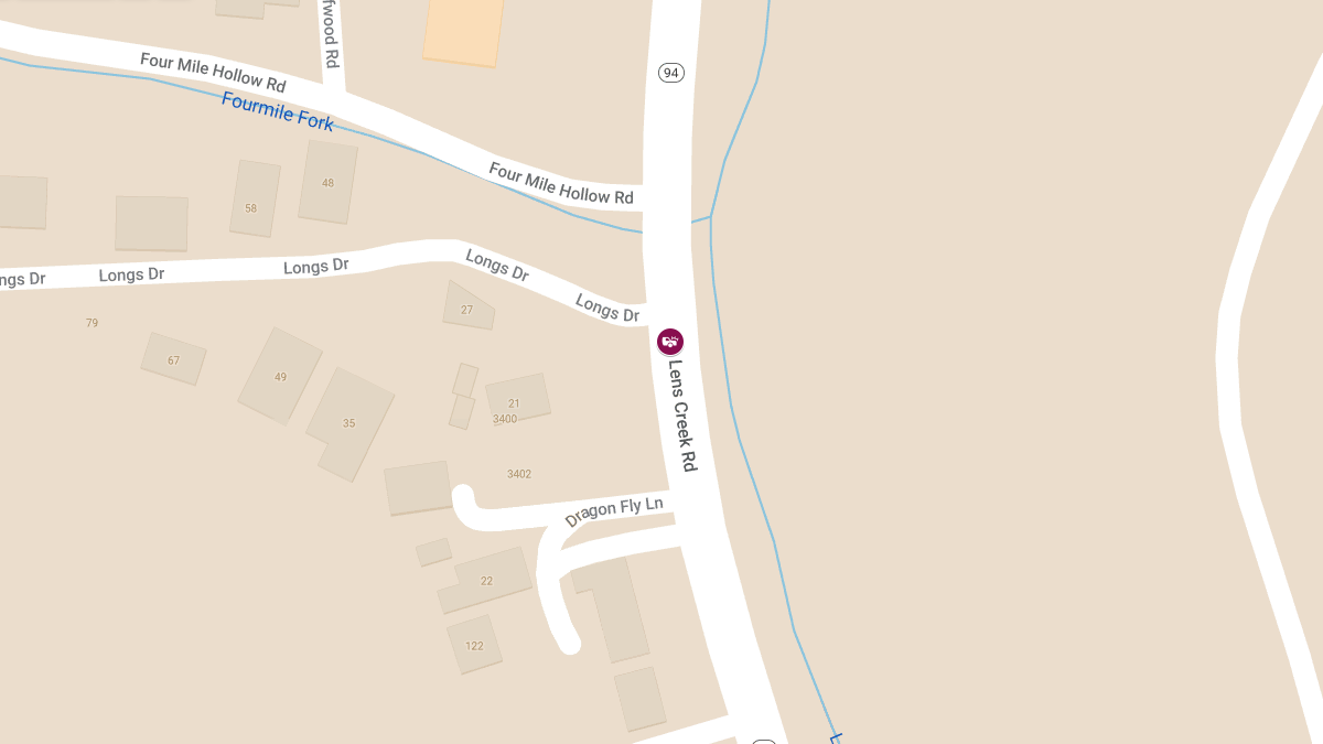 Accident with Injuries on Lens Creek Rd