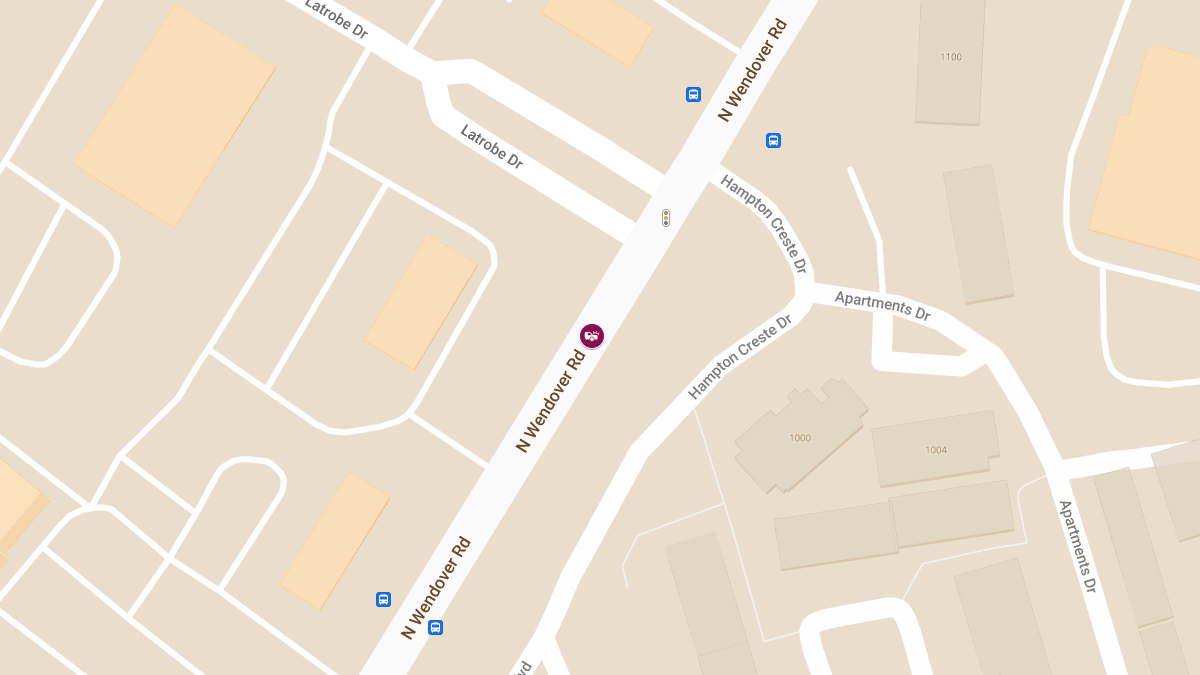 Accident with Injuries on N Wendover Rd