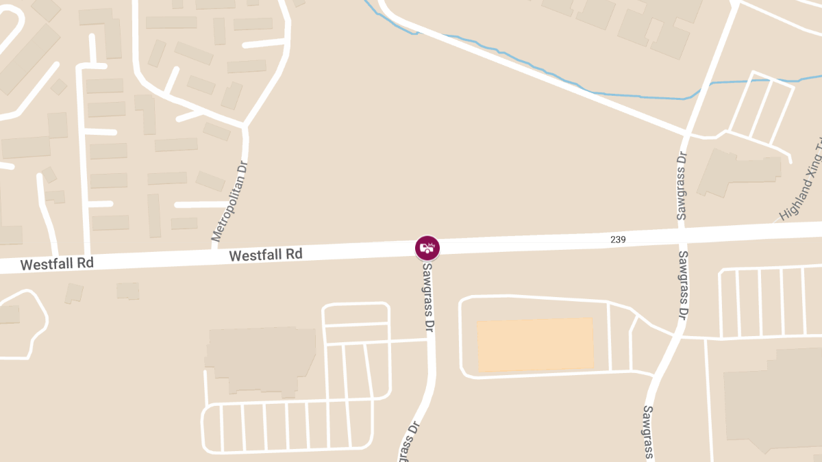 Accident with Injuries on Sawgrass Dr South of Westfall Rd