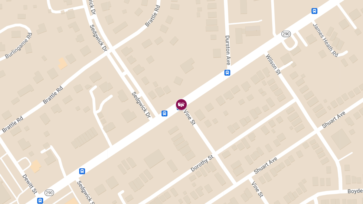 Accident with Injuries on Second St between Vine St and Cypress St