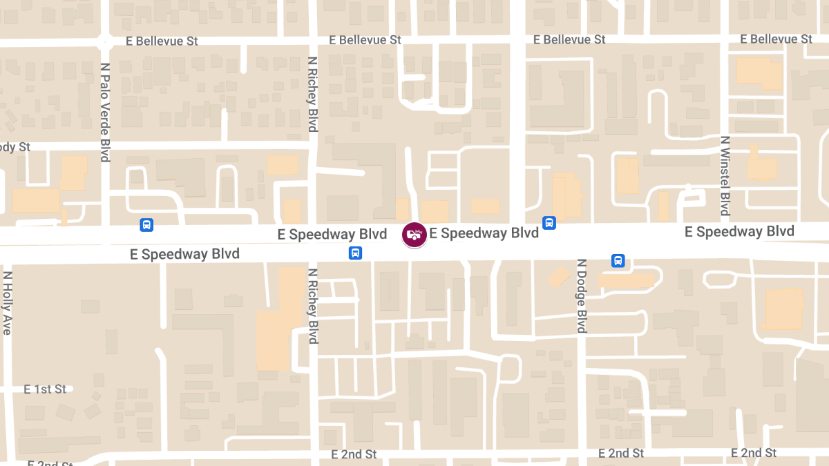 Accident with Injuries on Speedway Blvd Westbound Near Dodge Blvd