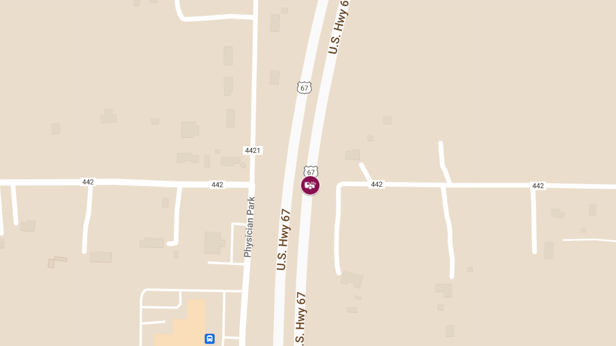 Accident with Injuries on US Hwy 67 North of Poplar Bluff