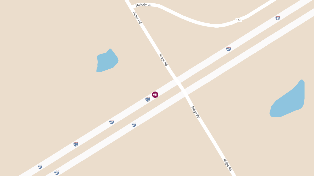 Accident with Injuries on WB I-40 Near Mile Marker 18.9, East of Dyer