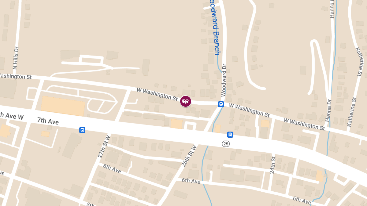 Accident with Injuries on Washington St W