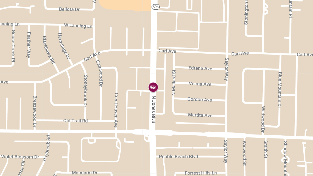 Accident with Injury at 1421 N Jones Blvd