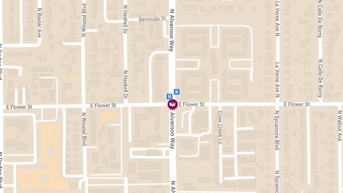 Accident with Injury at Alvernon Way & Flower St