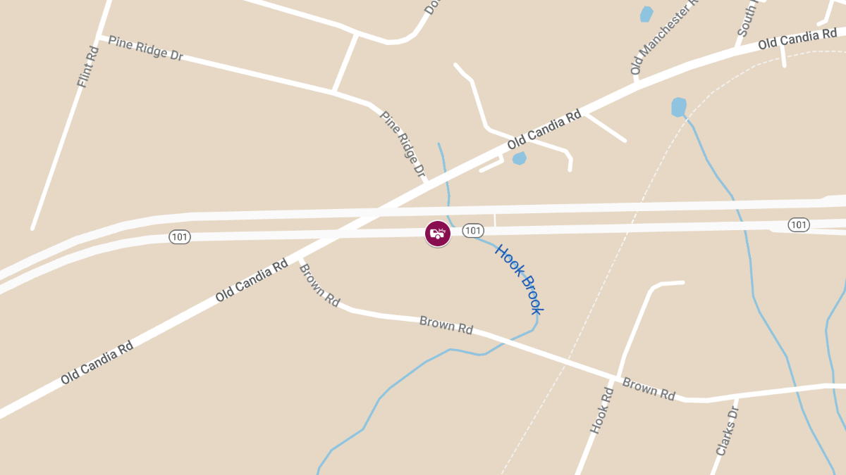 Accident with Injury at Route 101 Exit 3 Intersection