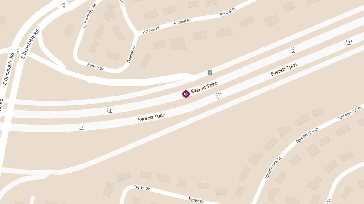 Accident with Injury on Everett Turnpike Southbound Near Exit 4