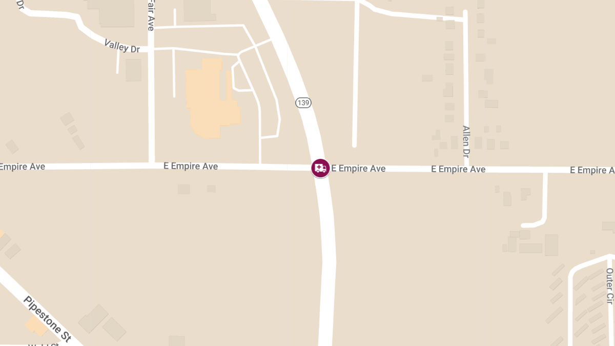 Ambulance and School Buses Involved in Crash with Injuries at M-139 & E Empire Ave