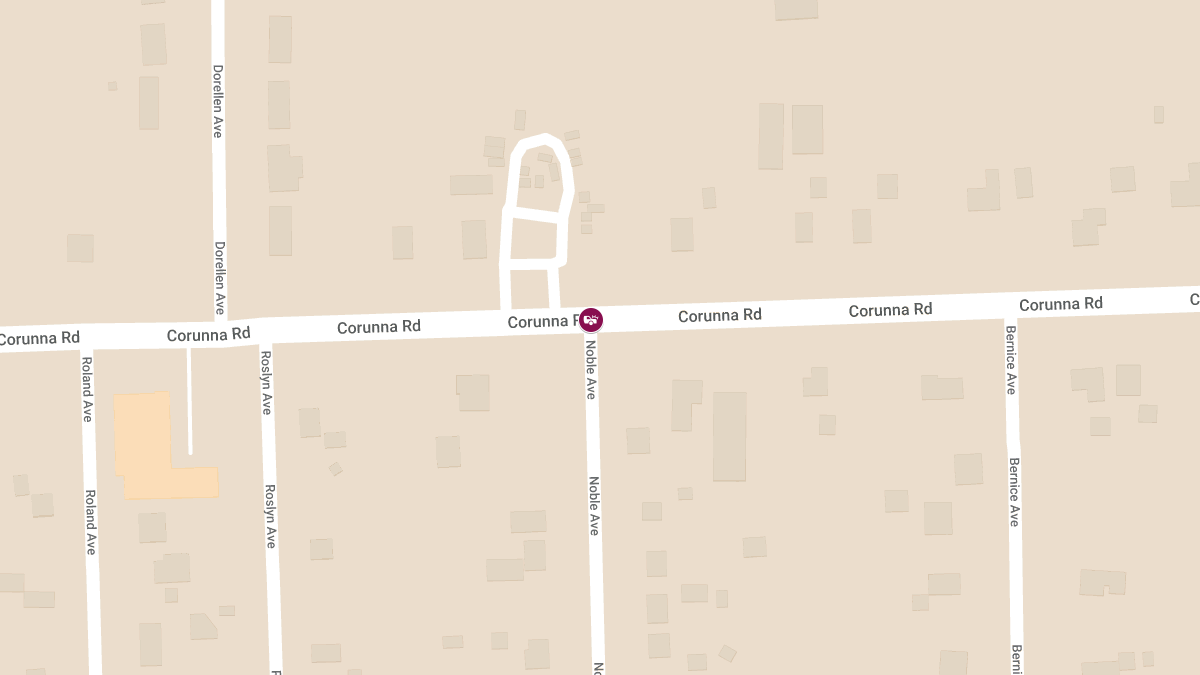 Auto Accident at Corunna Rd & Noble Ave