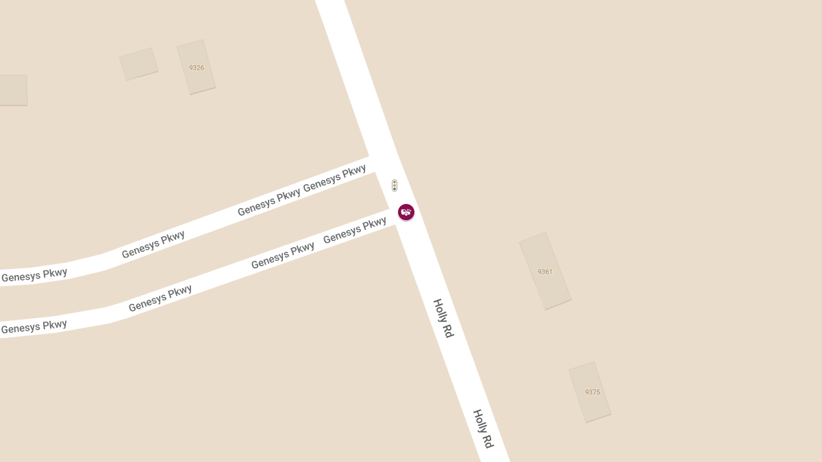 Auto Accident at Genesys Pkwy & Holly Rd
