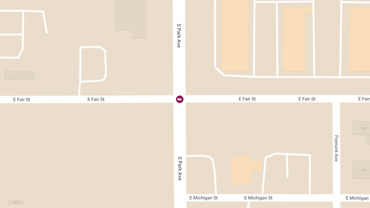 Auto Accident at Park Ave & Fair St